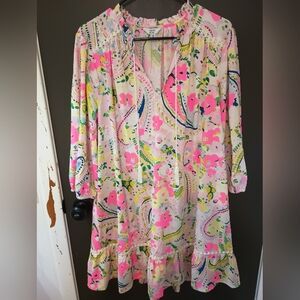 Crown & Ivy forescent floral dress